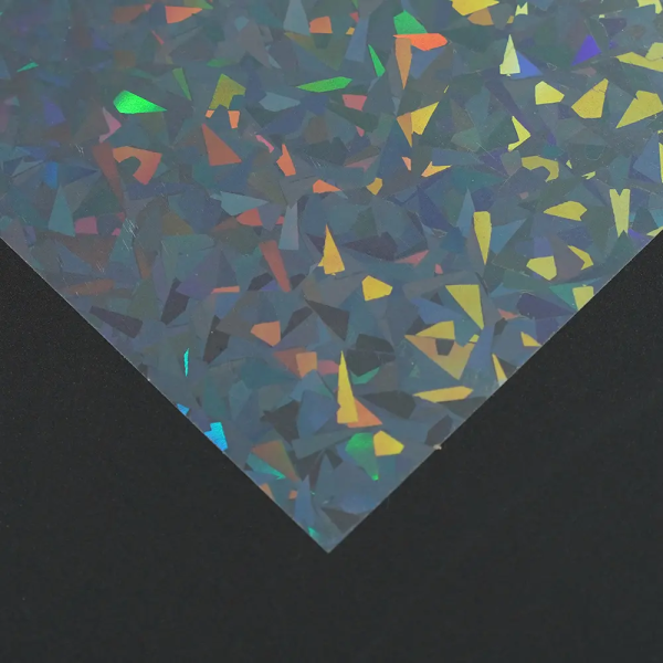 Vinil autoadhesivo Holografico Transparente Diamond-Cristal 20 Hojas A4 - Imagen 4