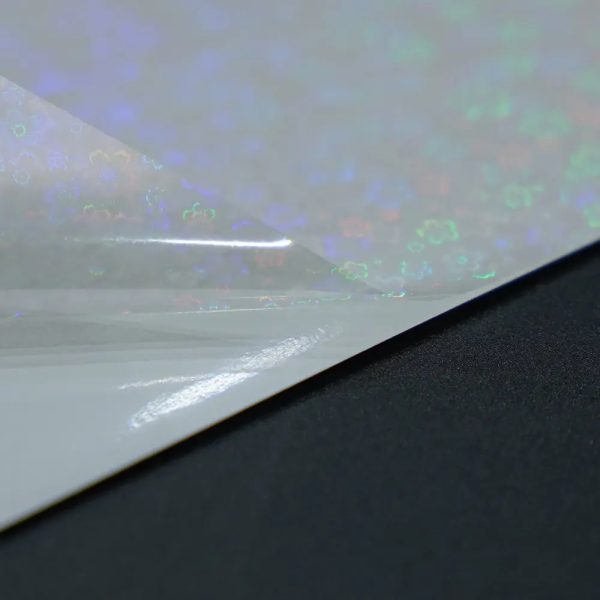 Vinil autoadhesivo Holografico Transparente Pentagram 20 Hojas A4 - Imagen 3