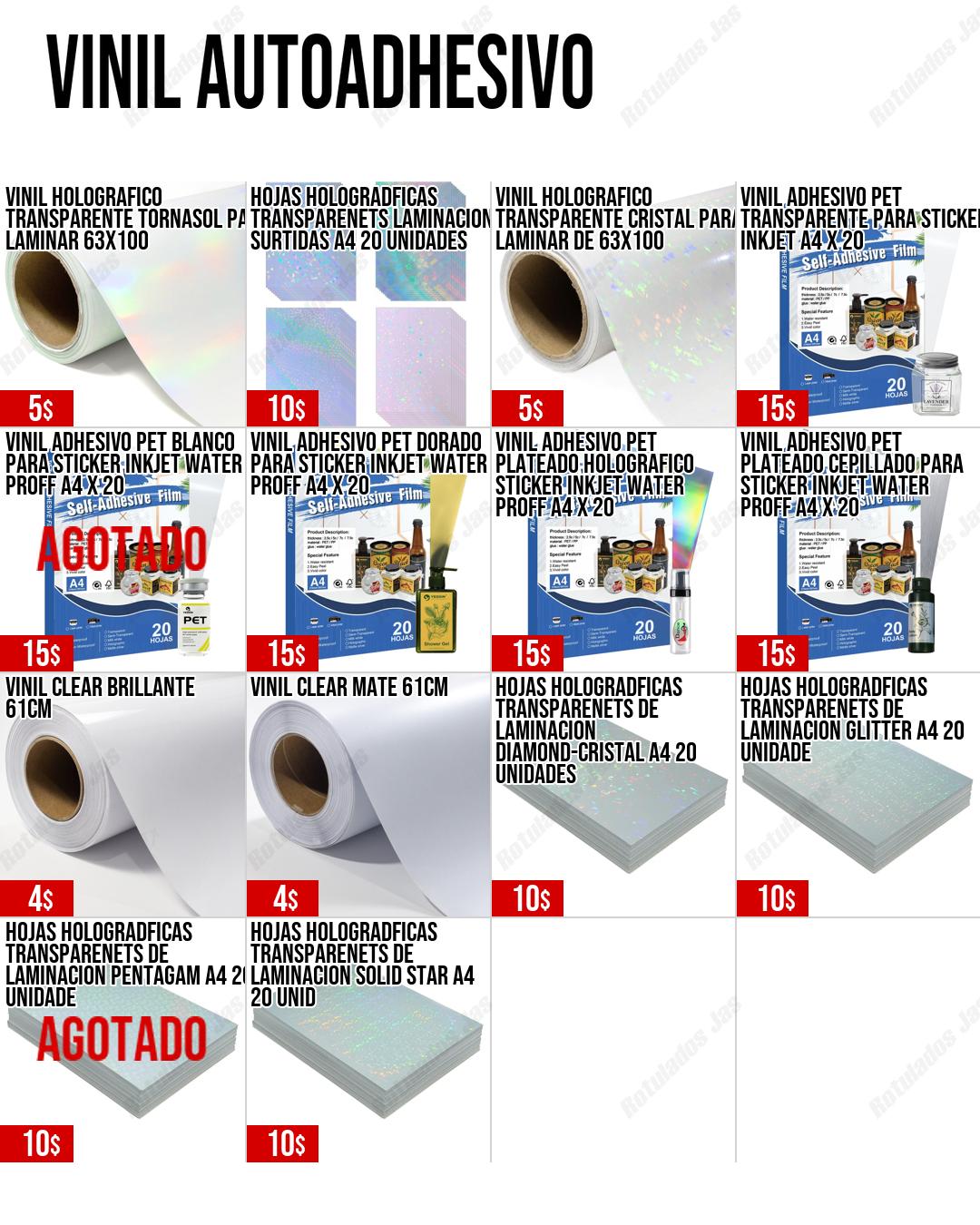 Vinil Autoadhesivo