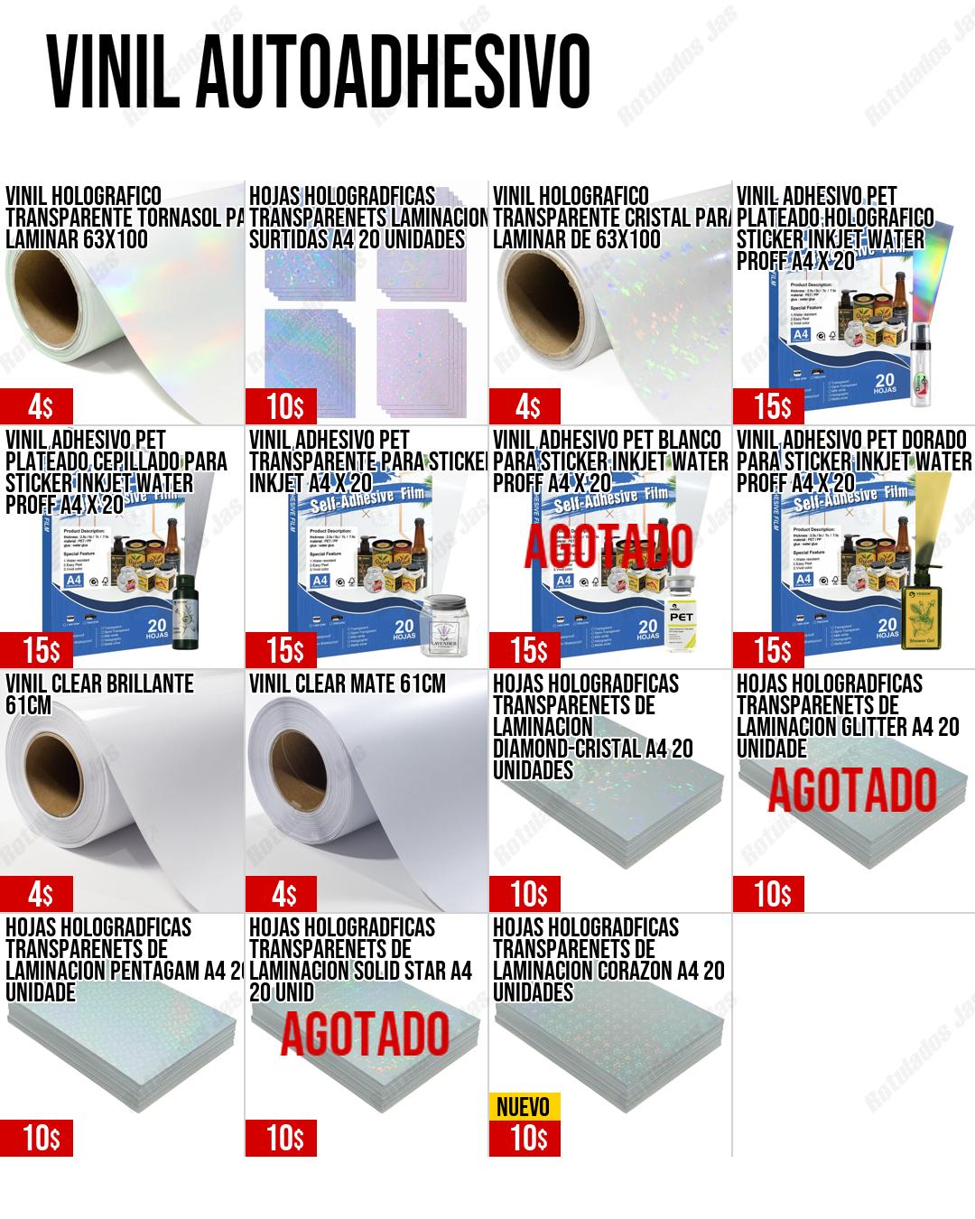Vinil Autoadhesivo