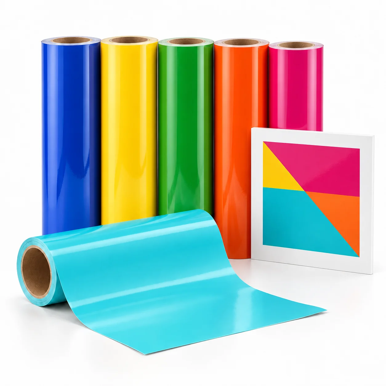 Vinil autoadhesivo en varios colores