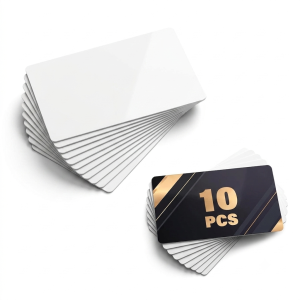 TARJETA CARNET ALUMINIO SUBLIMABLE 85X54 MM 10 PIEZAS
