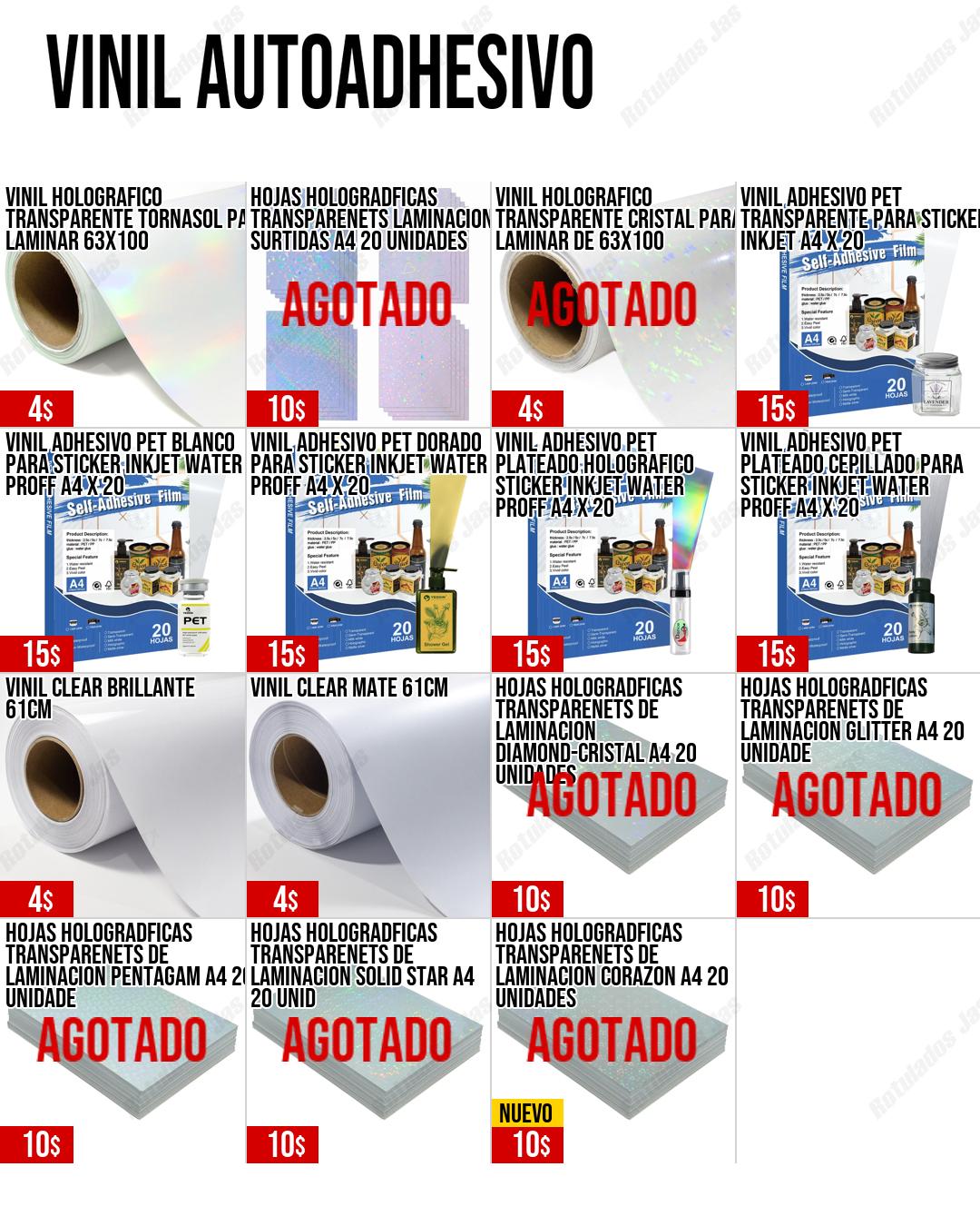 Vinil Autoadhesivo